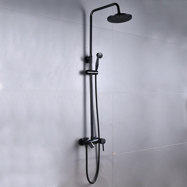 Wandmontage Badezimmer Dusche Wasserhahn Set Badewanne Handbrause Handbrause